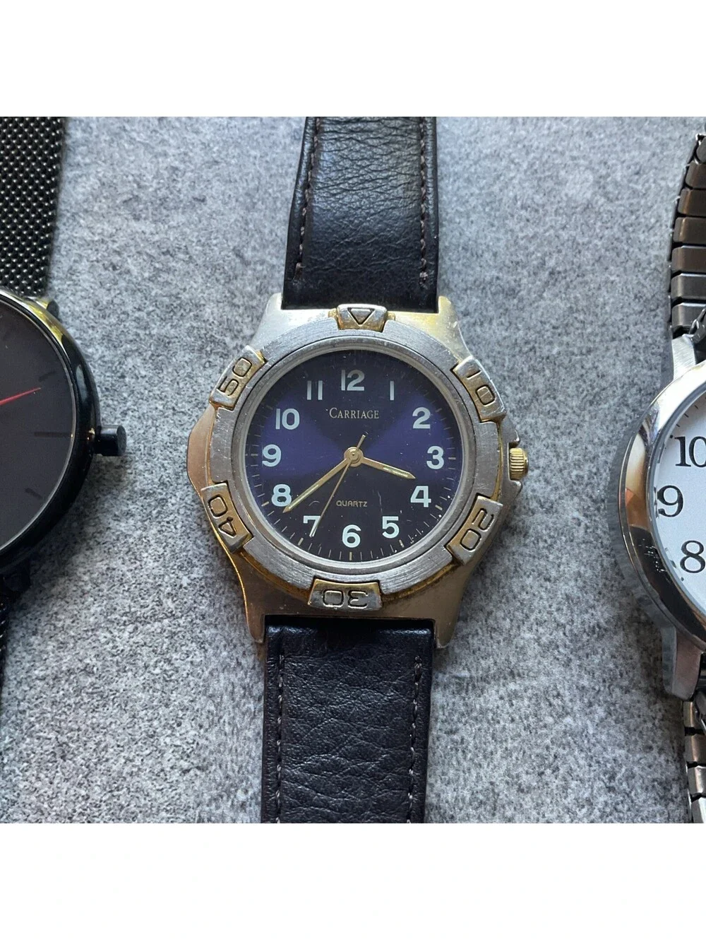 Great Lot Of Four Mens Watches All Four Watches Run Great Lot B1